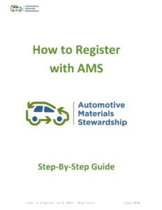 Cover of How to Register with AMS guide